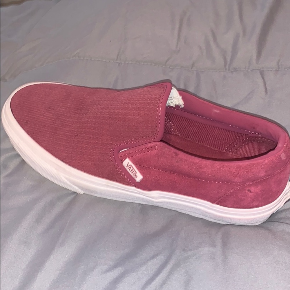 Purple corduroy vans
